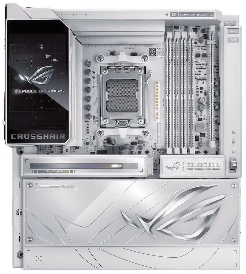 Chamartín Gaming - Montaje Placa Base ASUS ROG CROSSHAIR X870E GLACIAL Chamartín